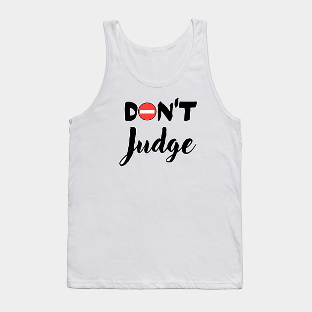 Don't judge Tank Top by WordsGames